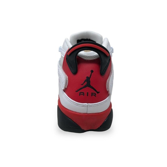 Air Jordan 6 Rings 'Cherry' Mens Retro Basketball Shoes White/Red 322992 126 - Picture 6 of 9